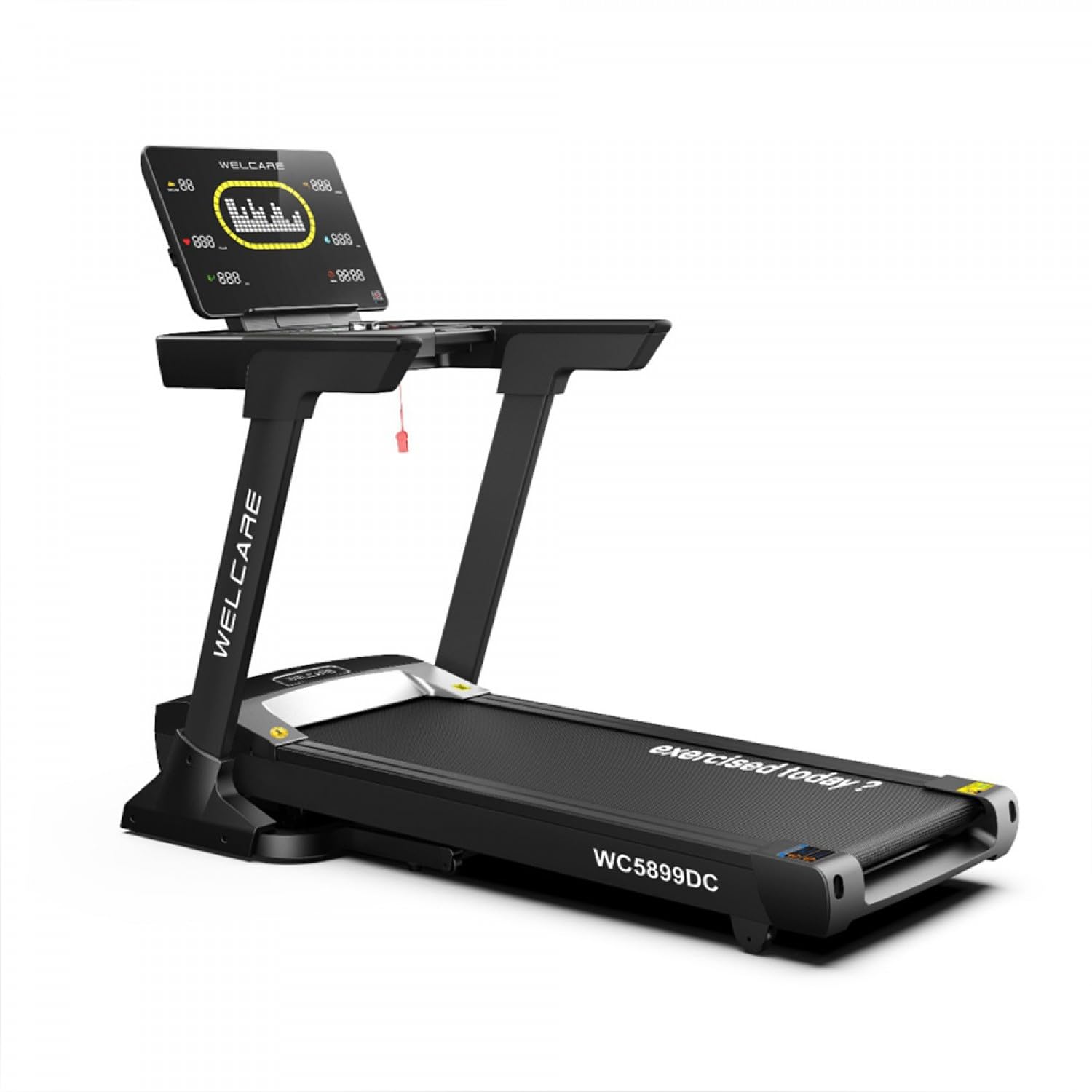 WELCARE WC5899DC 6HP Peak DC Motorized Treadmill for Home use with Max. User Weight 140kgs, LED Display-picture-18