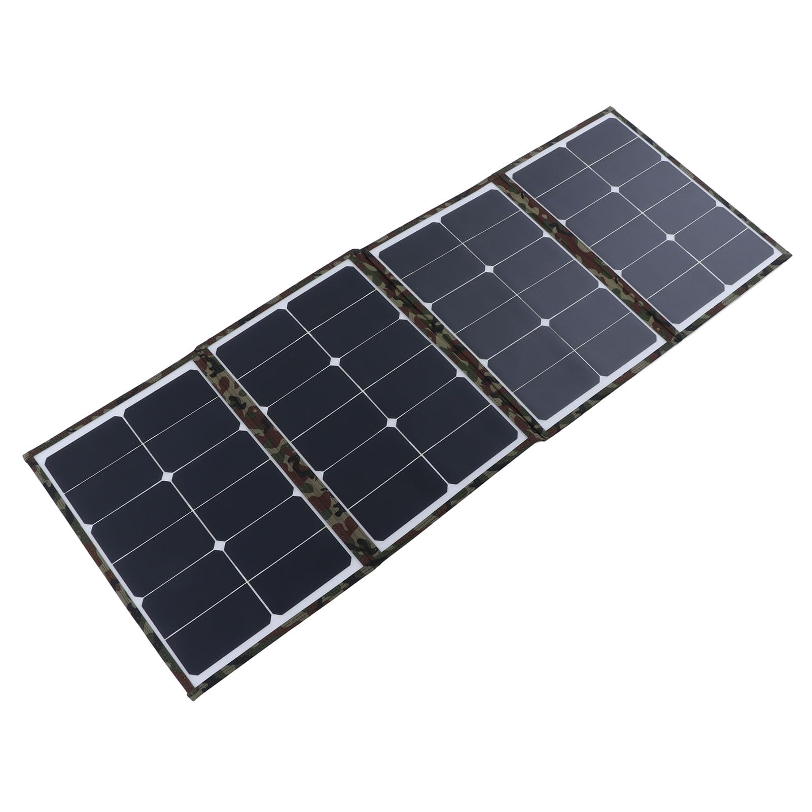 Panel Solar Plegable, Cargador Solar Portátil de 80 W con Salida USB de 5 V y 18 V CC, Diseño Plegable para Camping, Emergencia, Trabajo Al Aire Libre y Uso de Central Eléctrica