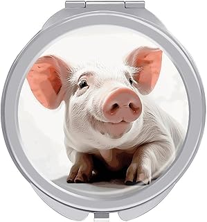 Smiling Travel Makeup Mirror Portable Compact...