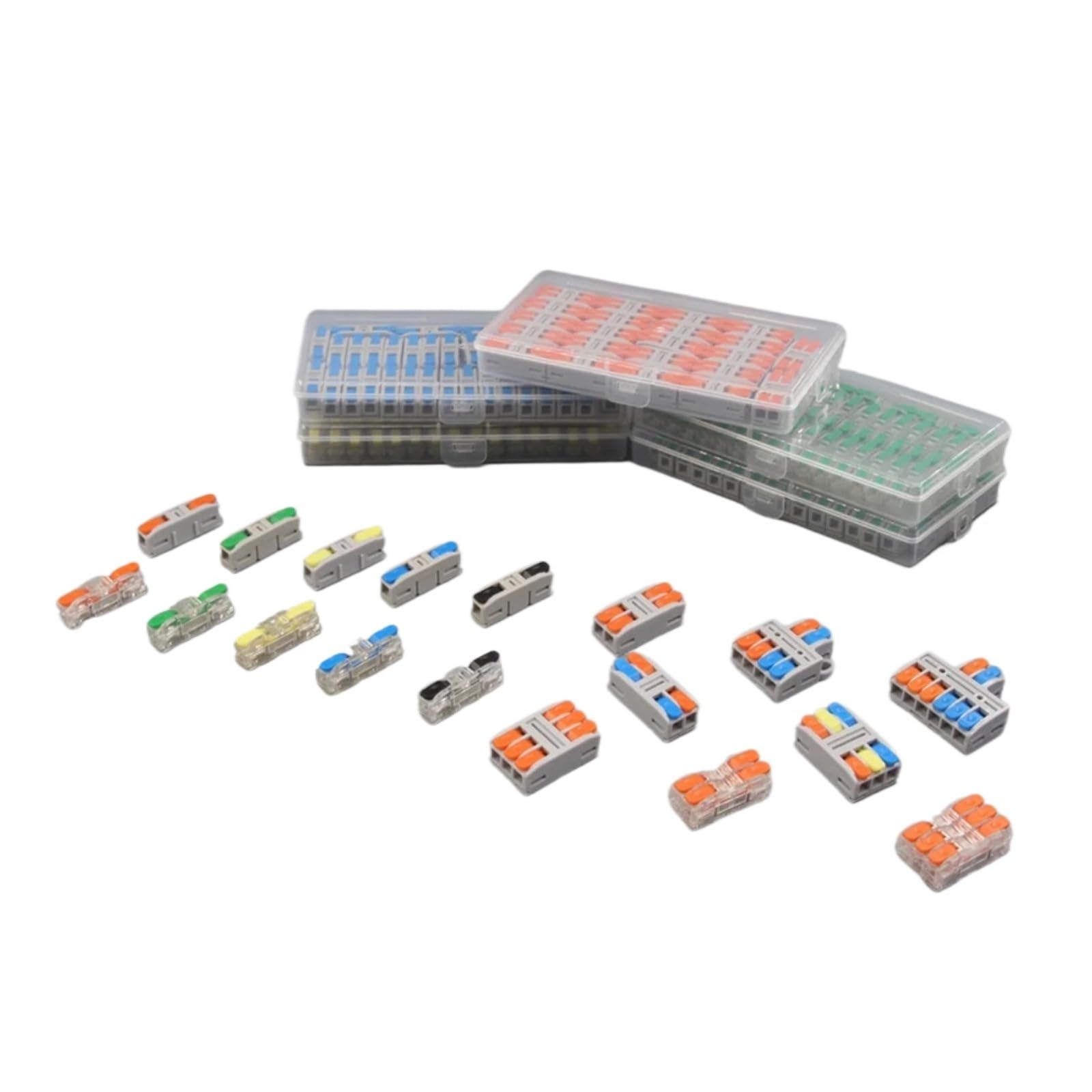 Push-in-Drahtverbinder 1 Box AWG22-14, Werkzeuglos