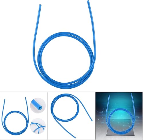 Miniatura 4 de Vikye Accesorios para impresoras 3D PTFE Tubo de PTEE Tubo de boquilla de 3.3 ft 2 0.157 in Rendimiento mejorado, Diámetro interno preciso,