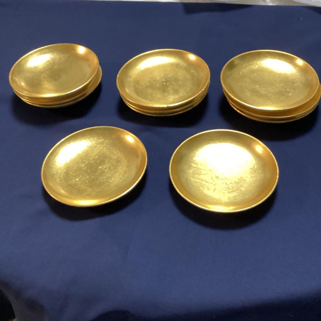 ラスト福泉窯濃桜5寸皿2枚組 有田焼 福泉窯：染付外濃しだれ桜文 七