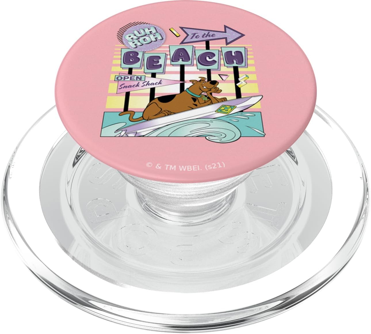 Scooby-Doo To The Beach Snack Shack Open PopSockets MagSafe PopGrip for iPhone