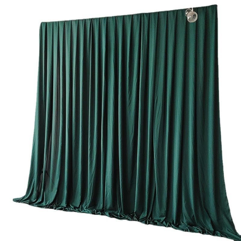 JTZYM 200-800cm Wine Red Background Veil Chiffon Backdrop Curtain Sheer Curtains For Stage Wedding Chiffon Fabric Backdrop Drapes