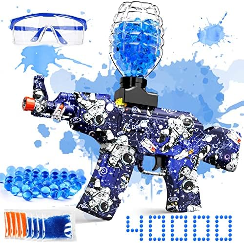 UQHH Gel Ball Blaster for Orbeez, 180 FPS Splatter Ball Gun with 40000 Gel Balls, Automatic Electric Splat Orby Gun,Shooting Team Game Cool Toys