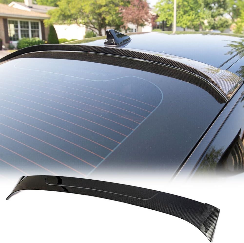 MCARCAR KIT Stinger Carbon Fiber Roof Spoiler for Kia Stinger 2018-2023 Auto Car Rear Window Top Wing Lip Factory Outlet (Roof Spoiler)
