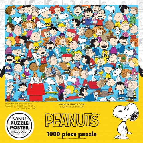 RoseArt - Peanuts - Cast of Characters - 1000 Piece Jigsaw Puzzle for Adults by RoseArt - Used condition - Image 5
