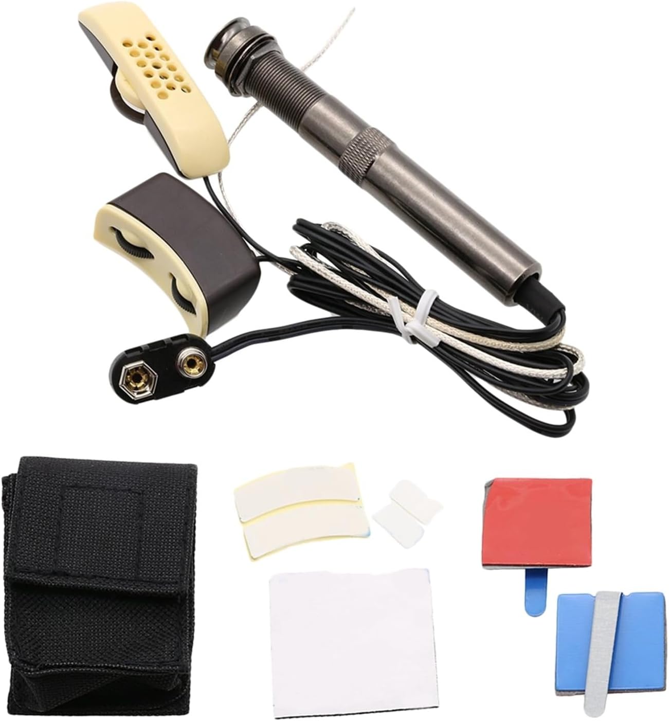 Acoustic Guitar Pickup Equalizer Amplifier Tuner with Output Jack