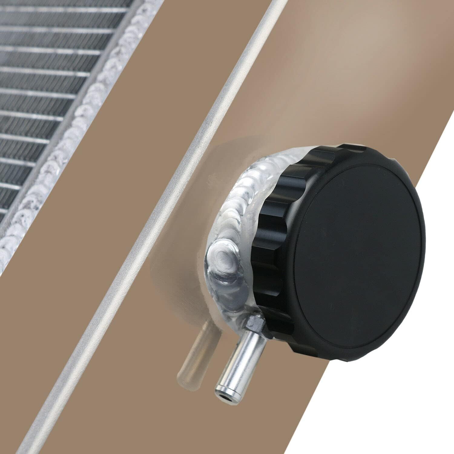 3 Row All Aluminum Radiator For 1973-1979 Dodge D100 D200 D300 D400 D450 W100 W150 W200 W300 Truck / 1974-1979 Plymouth PB100 PB200 PB300 5.2L 5.6L 5.9L 6.6L 7.2L V8