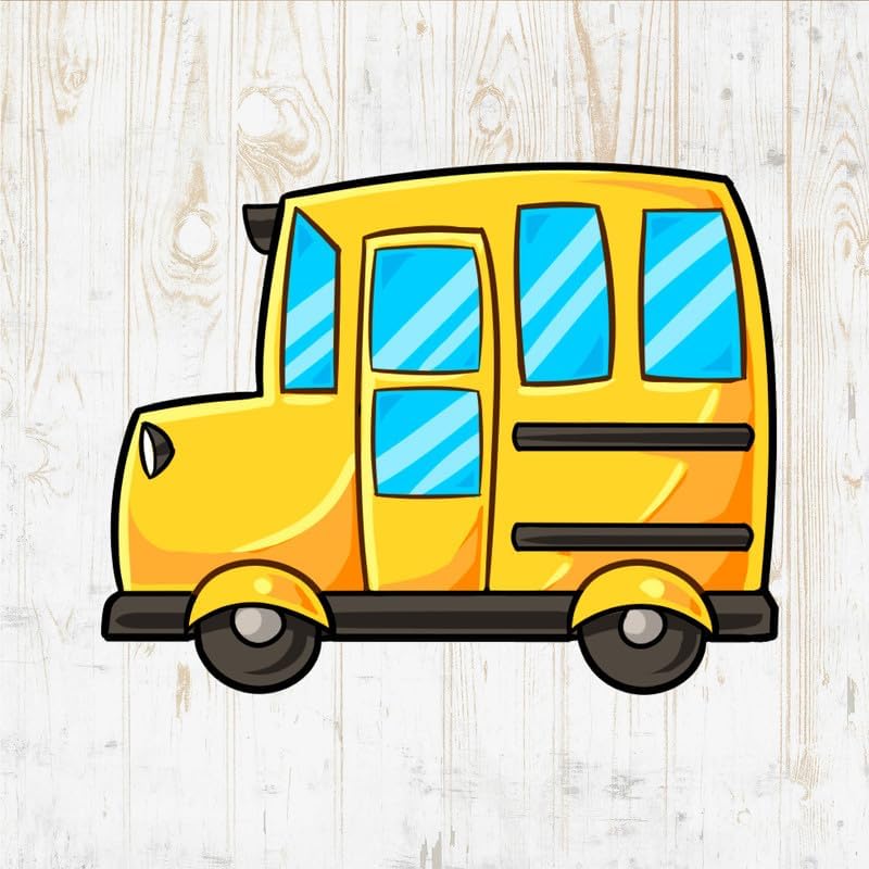 Calcomanías escolares para despegar y pegar, calcomanías de vinilo para pared, regla kawaii, pruebas de autobús, libros, tareas, caricaturas,