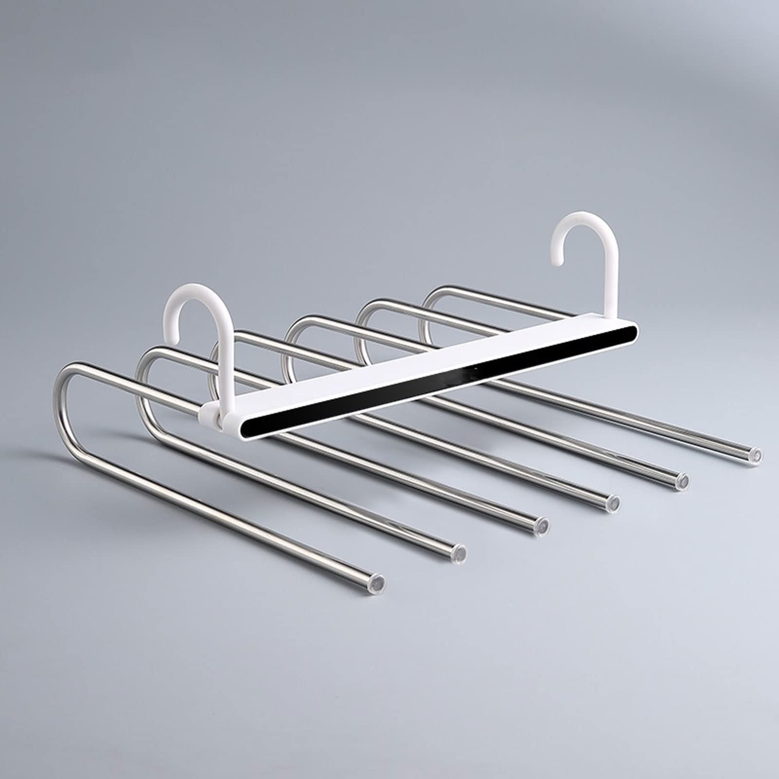 Cintre pliable multifonction inox gain de place penderie et rangement vêtements