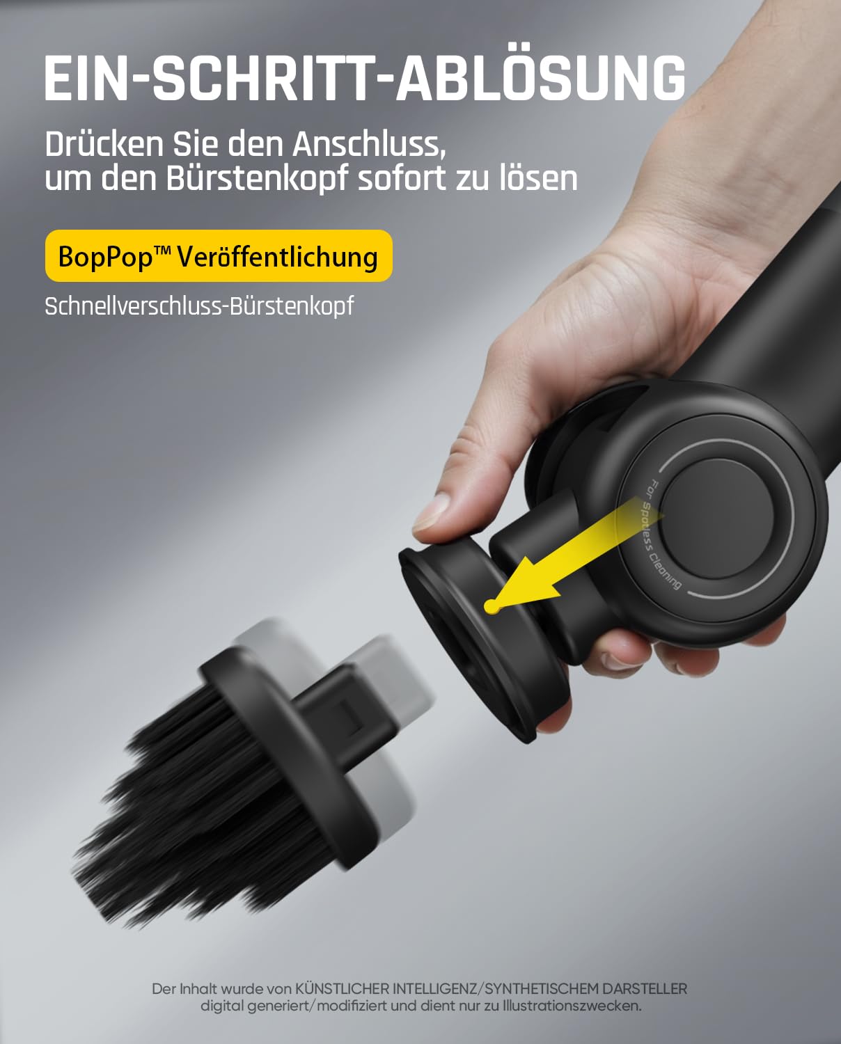 Fanttik G9 Pro Elektrische Reinigungsbürste & 3er-Set Ersatzbürstenköpfe