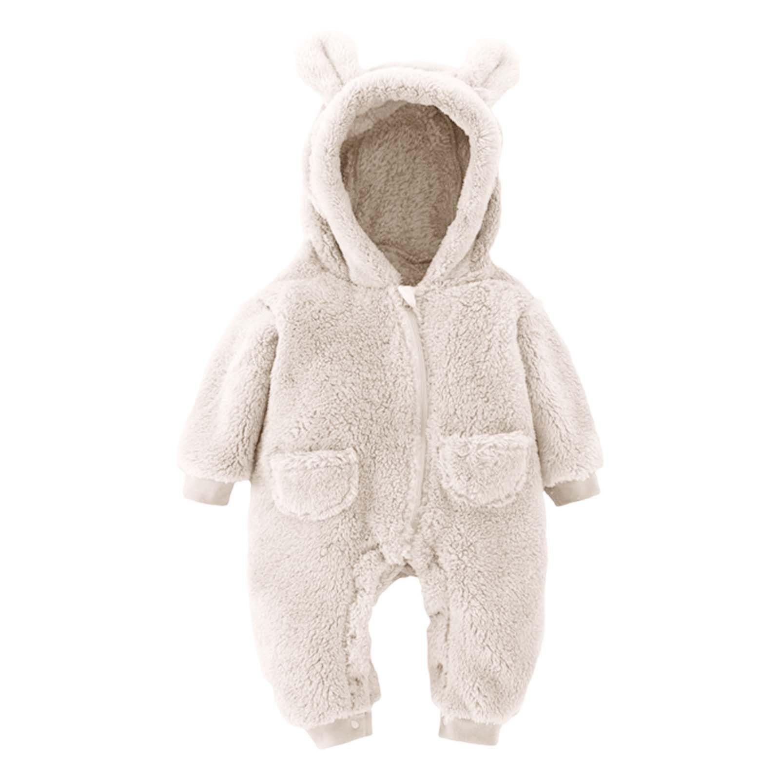 Generico Tutina Morbida per Neonati, per Bambini, Bambine, Neonati, Bambini Piccoli, Abbigliamento Invernale Autunnale, Caldo e Accogliente, Abbigliamento da Gioco