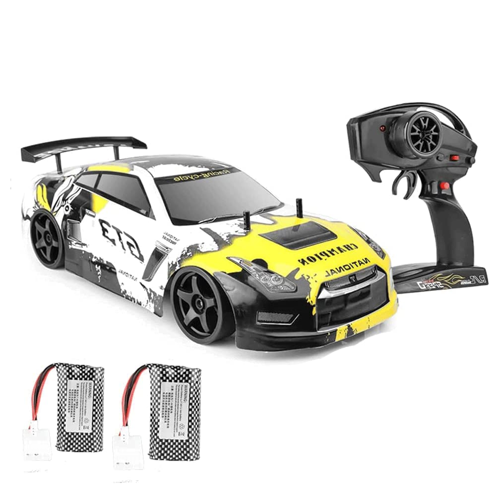 Amazon.co.jp: 1/10スケール ラジコンカー、時速70kmの高速ドリフトRC