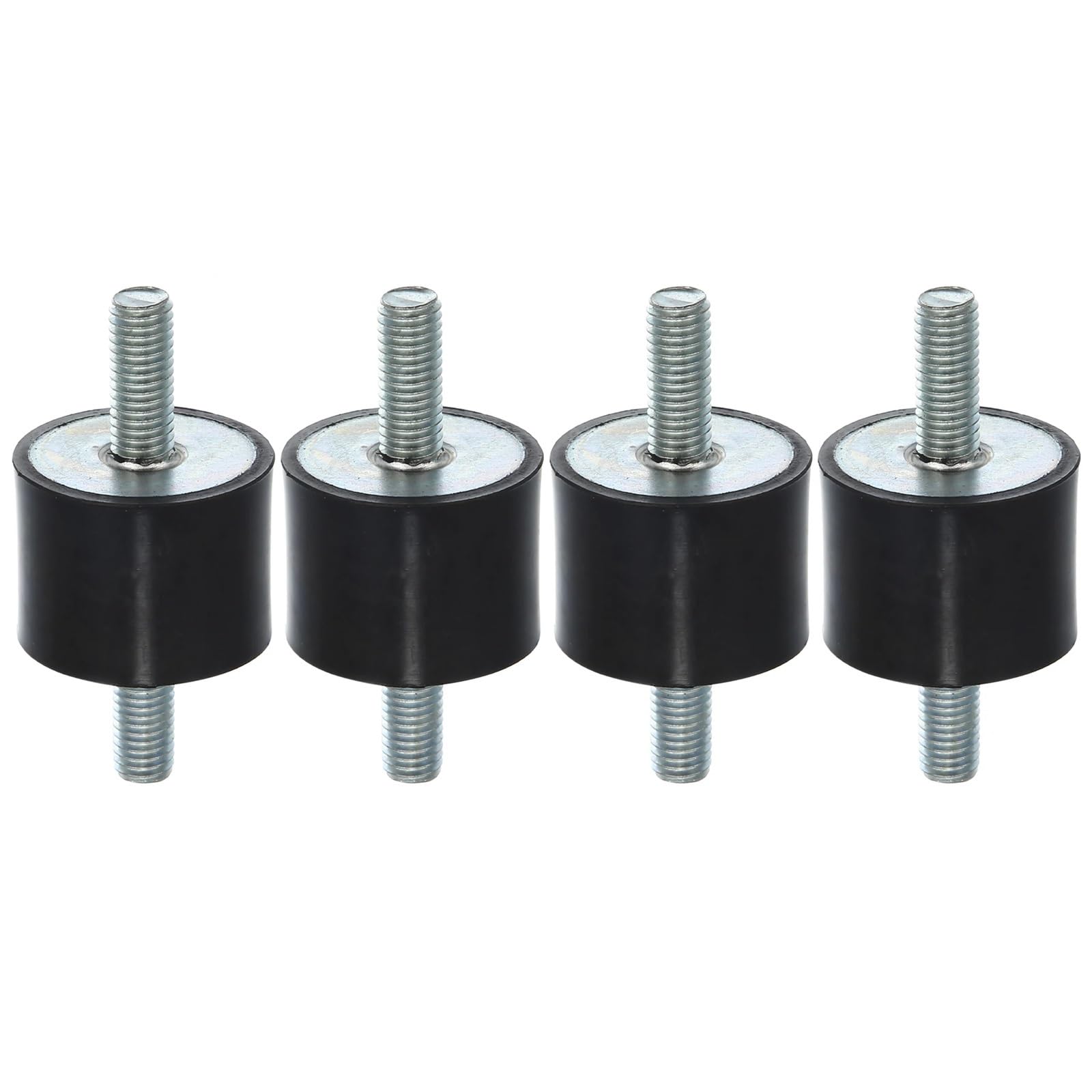 4 Uds M8 amortiguador aislador de goma antivibración para coche montaje bobina soportes amortiguadores para compresores motores VV(40X30 M10 4PCS)