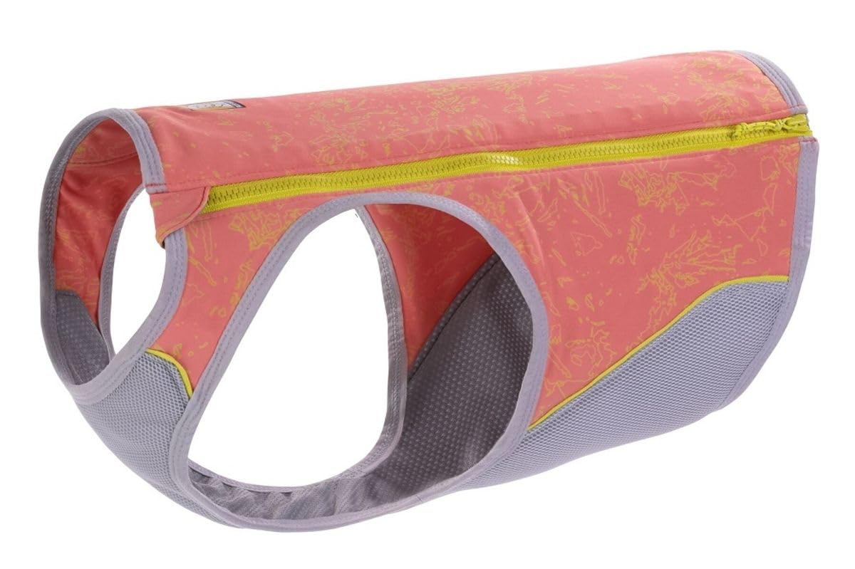 Ruffwear Swamp Cooler Zip Vest Kühlmantel für Hunde Salmon Pink XL