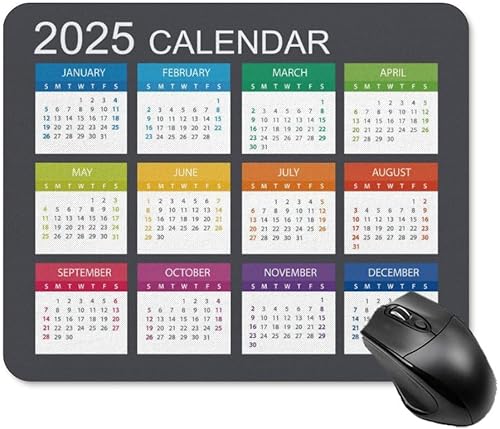 Miniatura 1 de Calendario 2023 de alfombrilla para mouse, calendarios de alfombrillas de mouse para computadora, alfombrilla de goma antideslizante para
