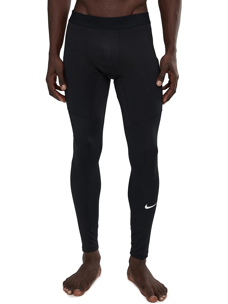 Gray Nike Pro Warm Tight