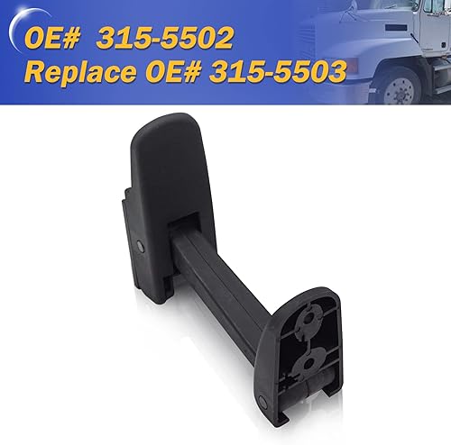 Vista 6 de Kit de pestillo de capó resistente para Kenworth T170, T270, T330, T370, T660 / Peterbilt 325, 335, 337, 340, 348, 384, 386, 567, 569, 579 / Mack