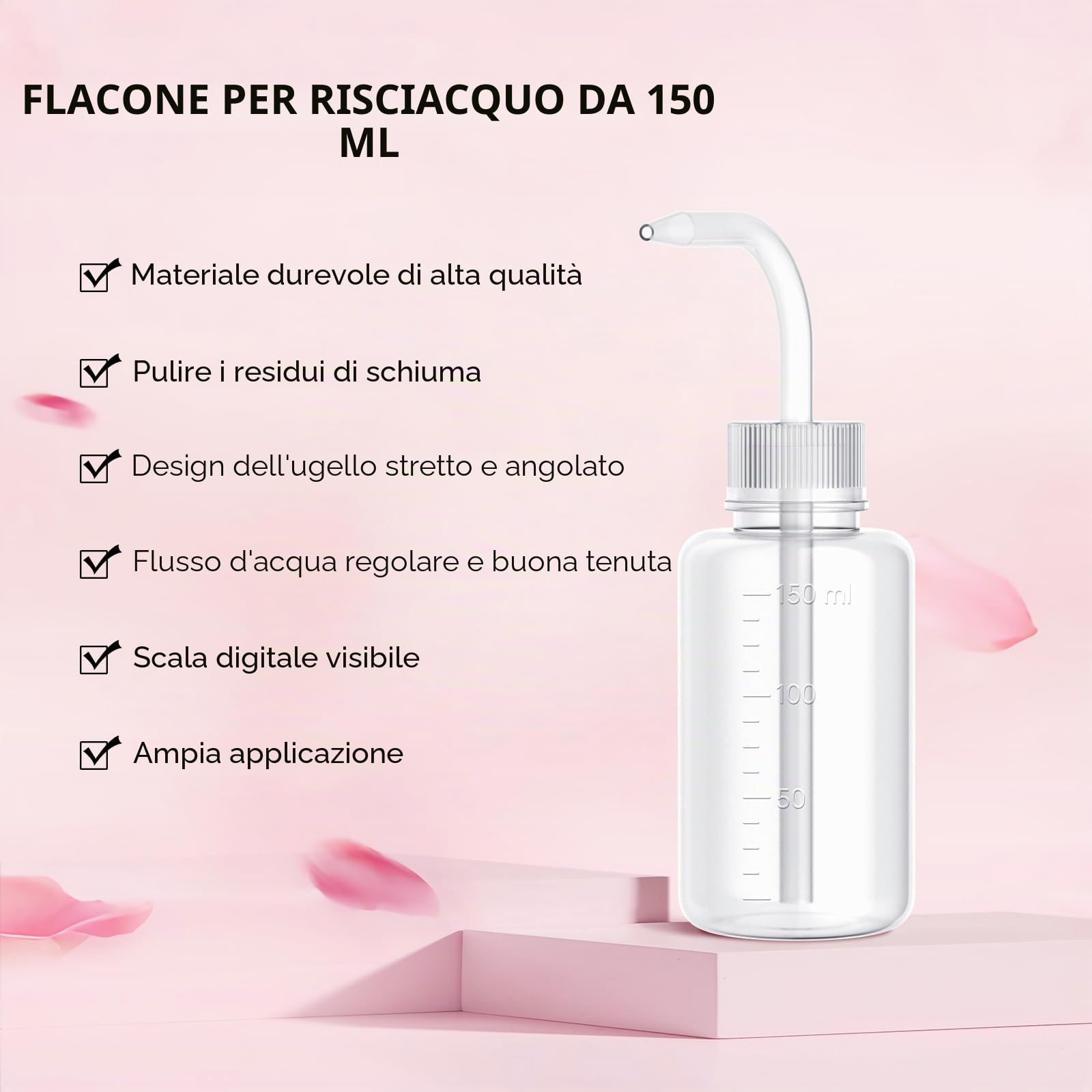 Shampoo Estensione Ciglia 60 ml + Bottiglia Risciacquo + Pennello + Mascara Parete Palpebra BREYLEE Lash, Senza Paraben e Solfati, Schiuma Detergente Trucco