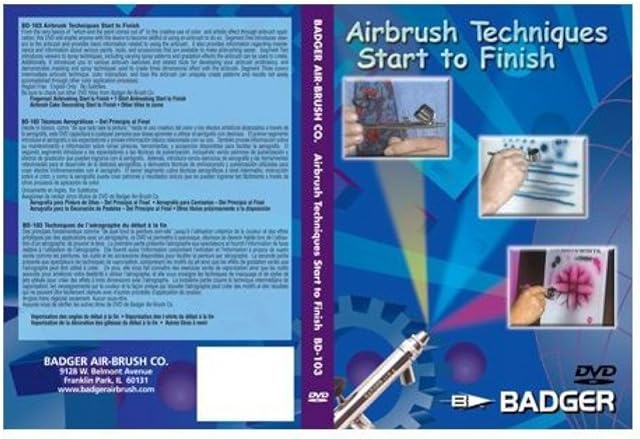 Badger Airbrush Techniques Start to Finish Dvd-Bd-103