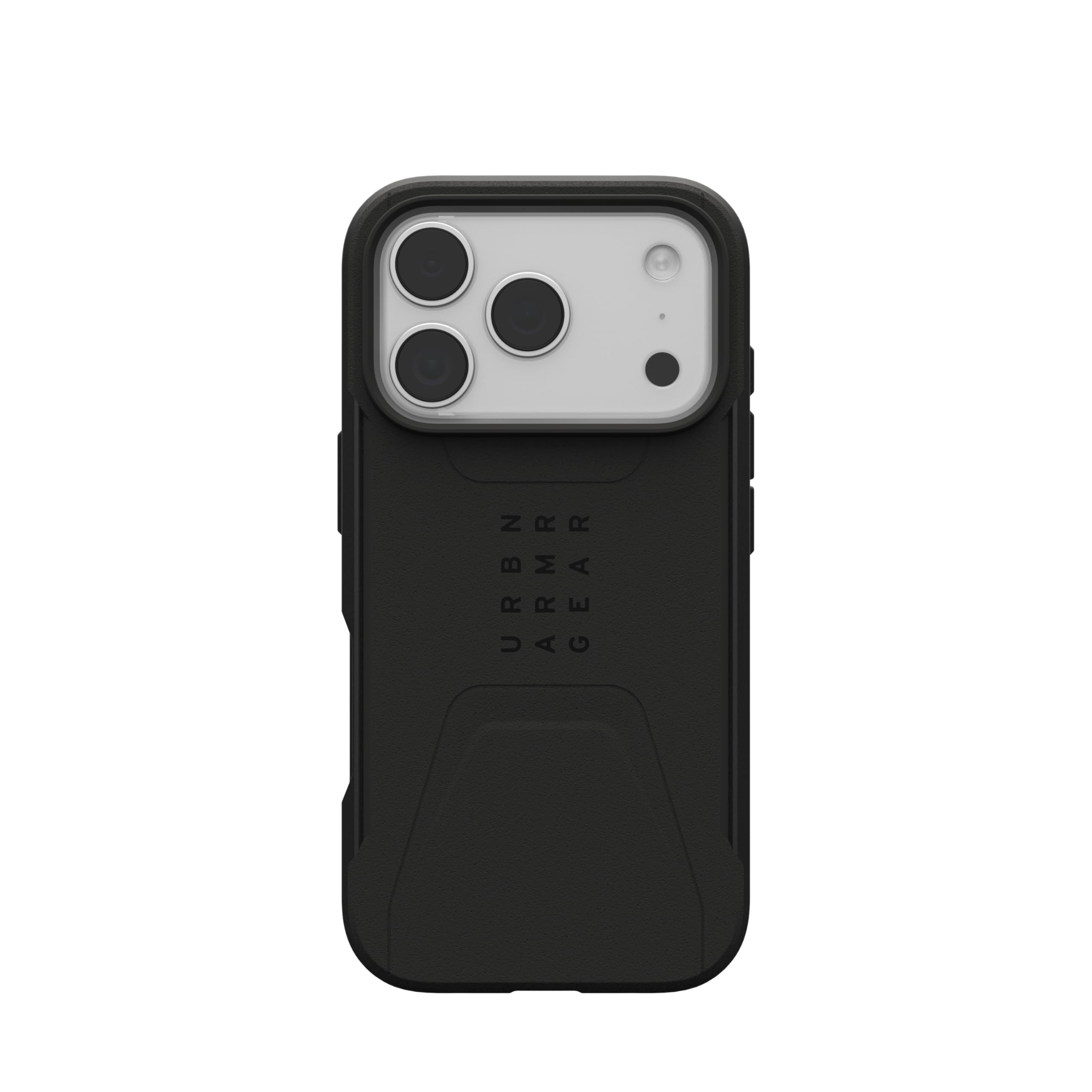 Urban Armor Gear Civilian MS Coque iPhone 17 Pro | Ajustement parfait | Résistance aux chutes de 6 m | Module magnétique | Bords surélevés | Tous les ports accessibles