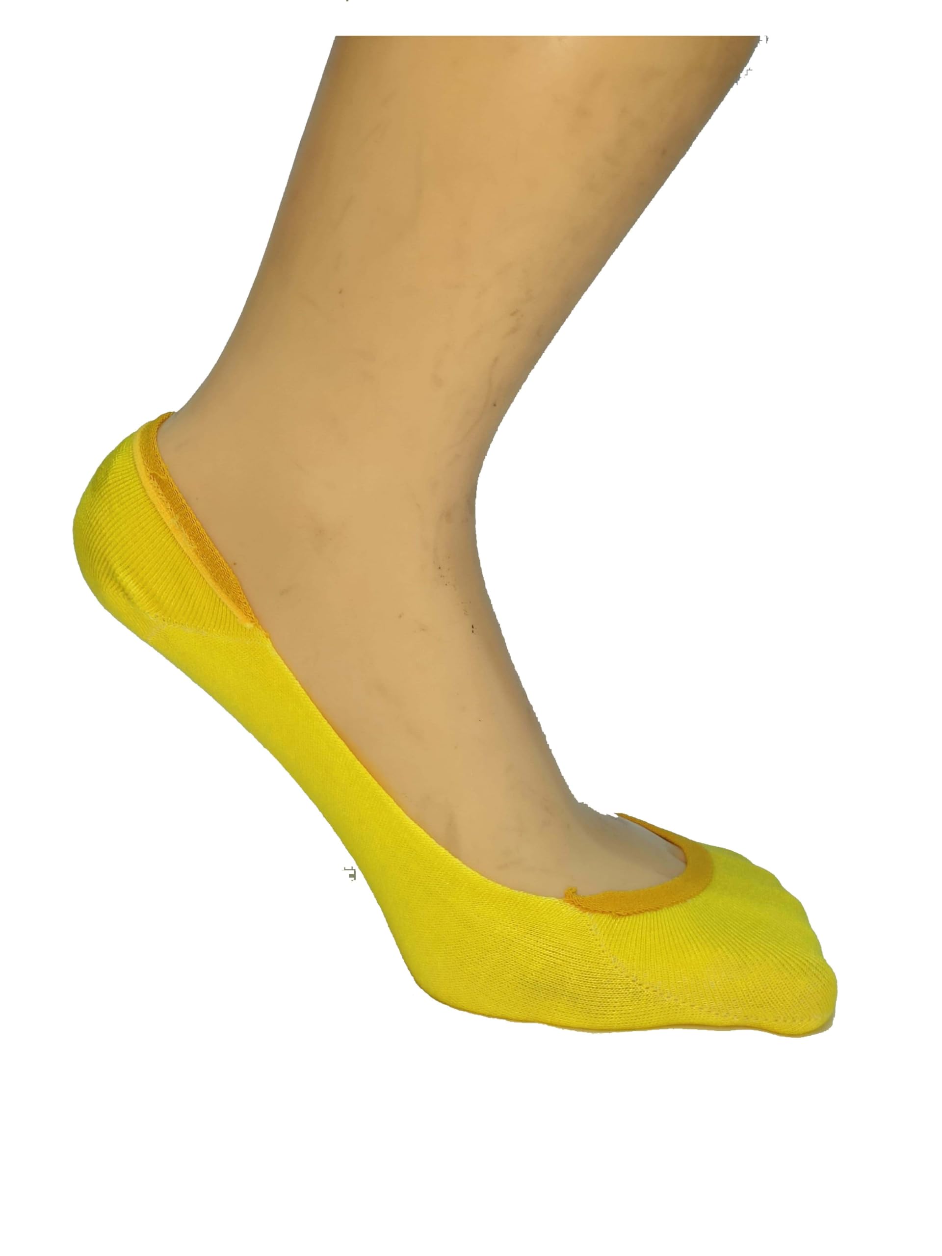 WKLOUYHE No Show Socks Women for Flats Non Slip Invisible Ultra Low Cut Socks For Shoe_Free Size(Multicolour) (No_Show_Cotn_6Pair_Multi) - Image 7 thumbnail