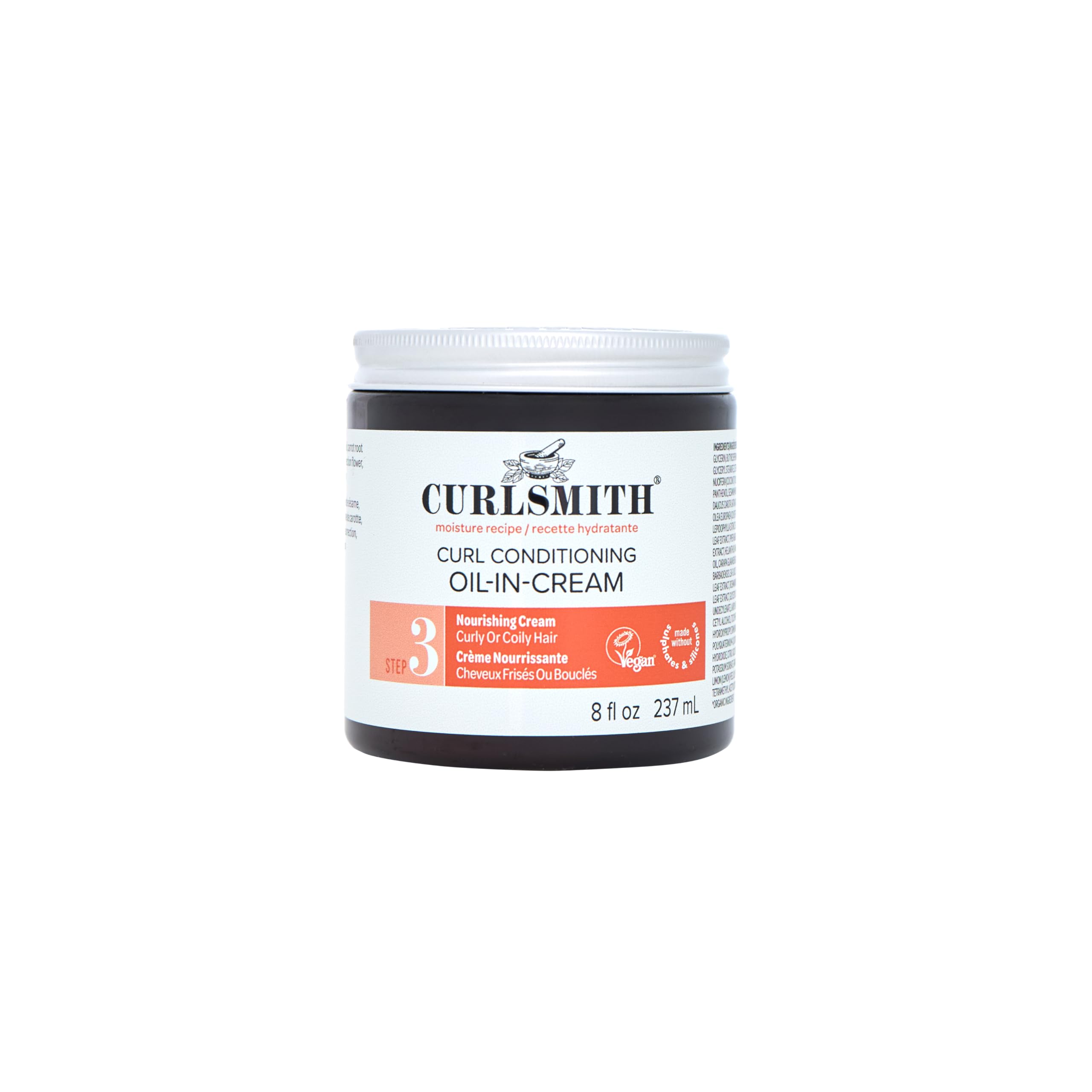 CURLSMITHCurl Conditioning Oil in Cream - Vegan Leave in Conditioner for Curly and Coily Hair (237ml)