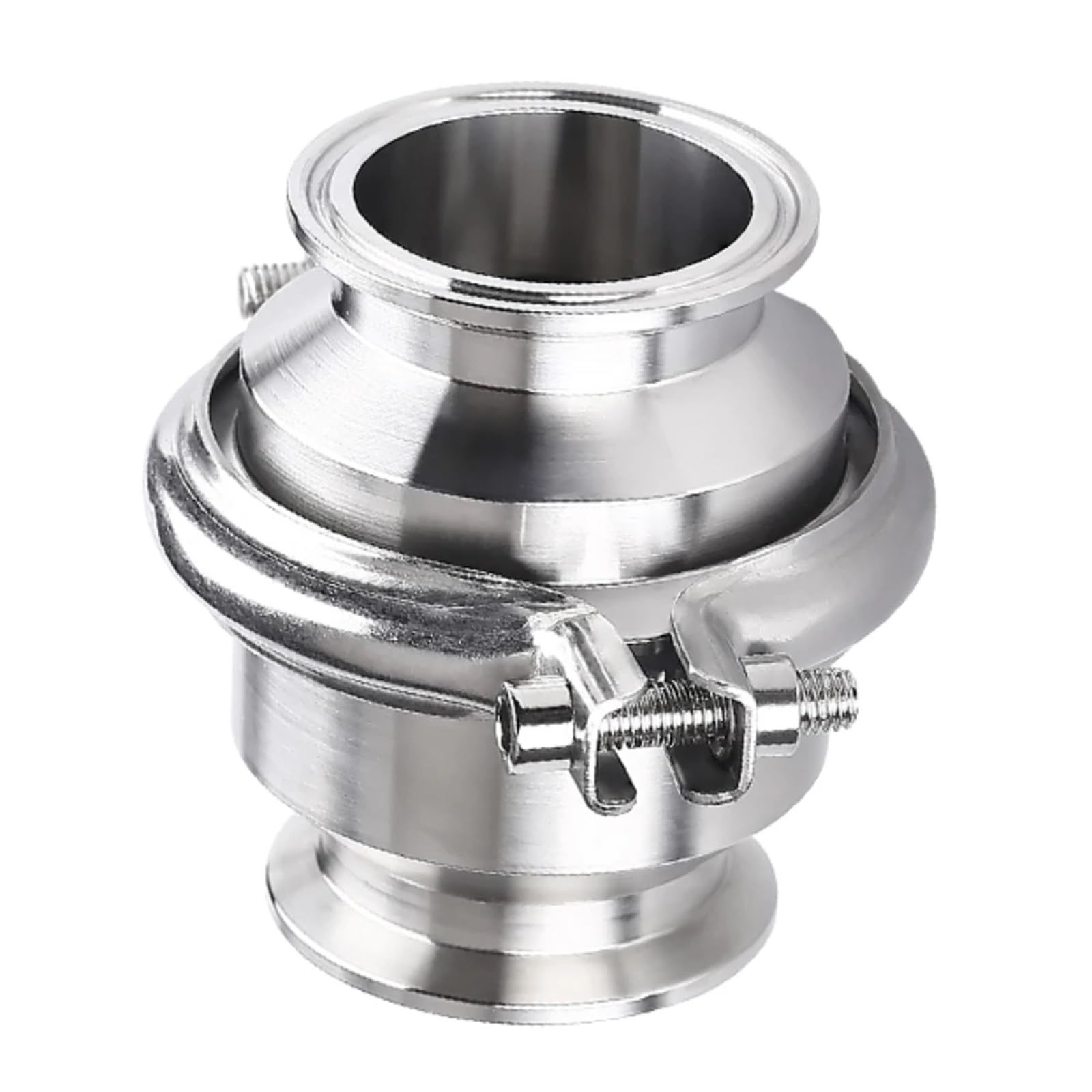 Clapet anti-retour SUS 304 haute pureté avec raccord 91mm pour installations de brassage propre
