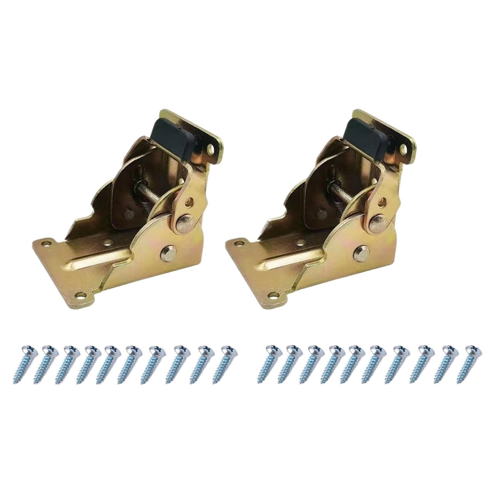 Kdhcvkz Zinc-2Pcs 2/4Pcs Foldable Bracket Hinge With Screws(Zinc-2Pcs)