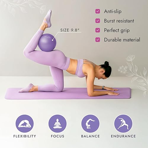 Miniatura 3 de Equipo de pilates - Juego de anillos y bolas de pilates 10 en 1  Kit esencial de pilates para el hogar para mujeres y accesorios para entrenamientos