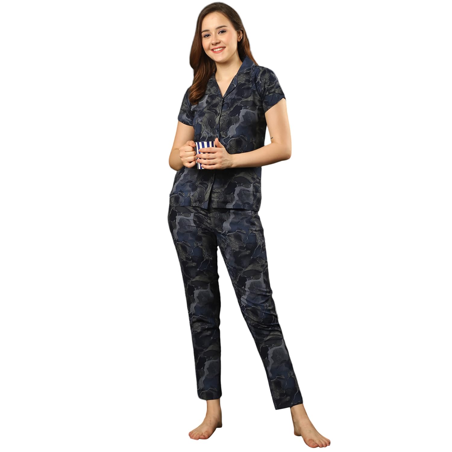 Boston Club Women Printed Night Suit-image-13