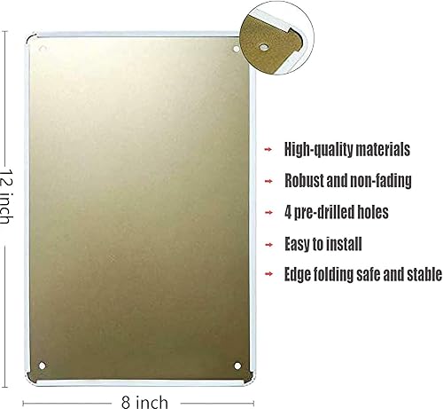 Miniatura 2 de Knowledge - Cartel de metal con diseño de anatomía de un pato retro, para restaurante, cafetería, sala de estar, cocina, baño, hogar, decoración de