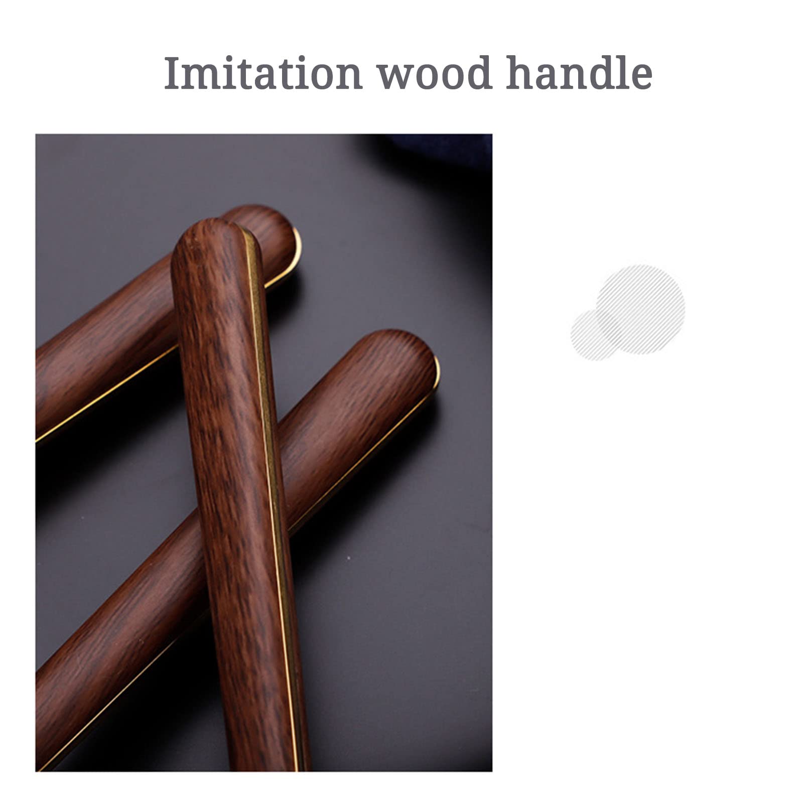 Elegante Juego de Cubiertos de Acero Inoxidable con Mango: colección Completa de Cubiertos Dorados de 30 Piezas para 6 Personas