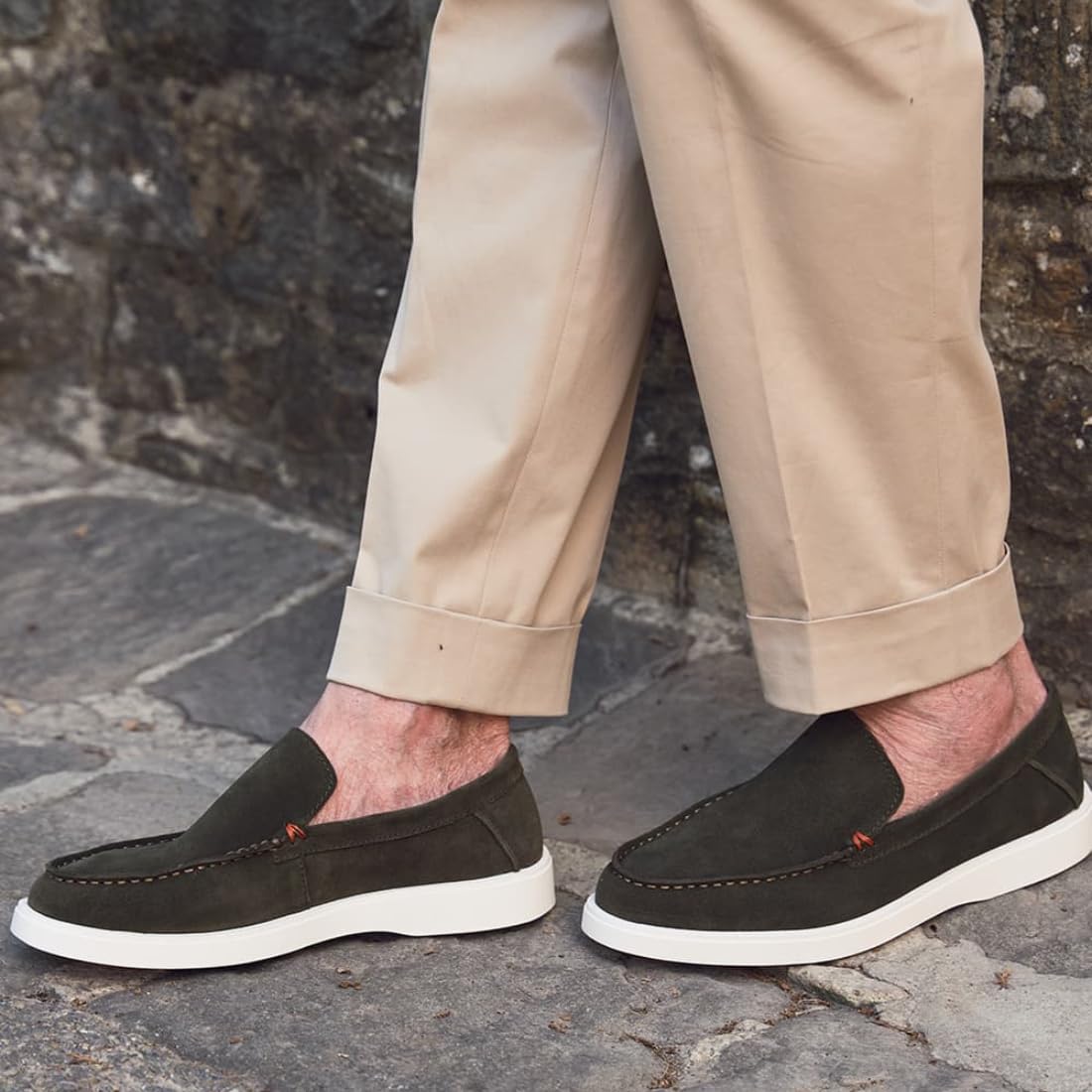 BARONE Mocassino Uomo Estivo - Scarpa Estiva in Vera Pelle - Scarpa Made in Italy