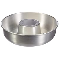 Pentole Agnelli COAL37LE24 Agnelli Family Cooking Rame e Pasticceria Ciambellone in Alluminio con Tubo