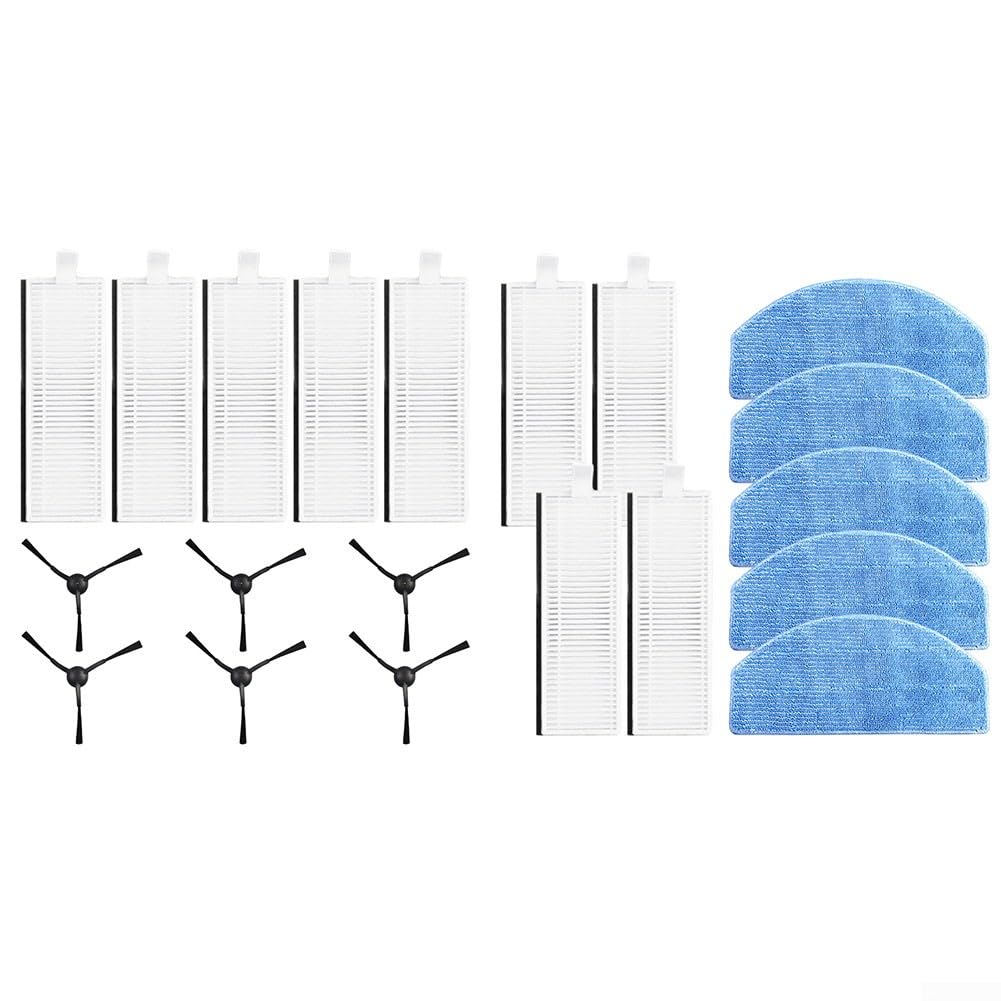 5 Filtros De Repuesto Lavables Para Robot Aspirador Laresar Evol 3 - Reutilizables, Para Mantener La Succión