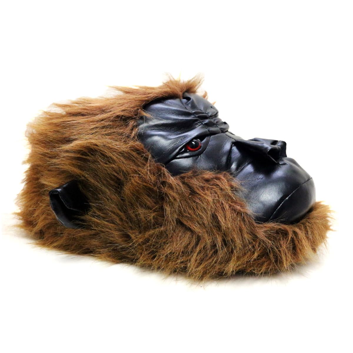 ZIGZAG Men's British Footwear Gorilla King Kong Hairy Novelty Fun Quality 3D Slippers