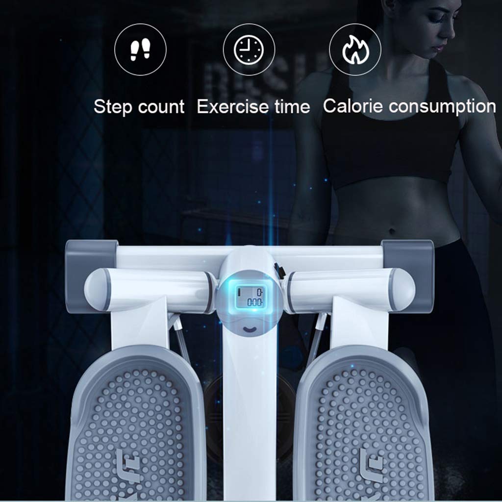 Stepper Multifunzionale in Vita, Stepper Indoor con Corda Elastica, Stepper Portatile, Fitness/Perdita di Peso/modellame