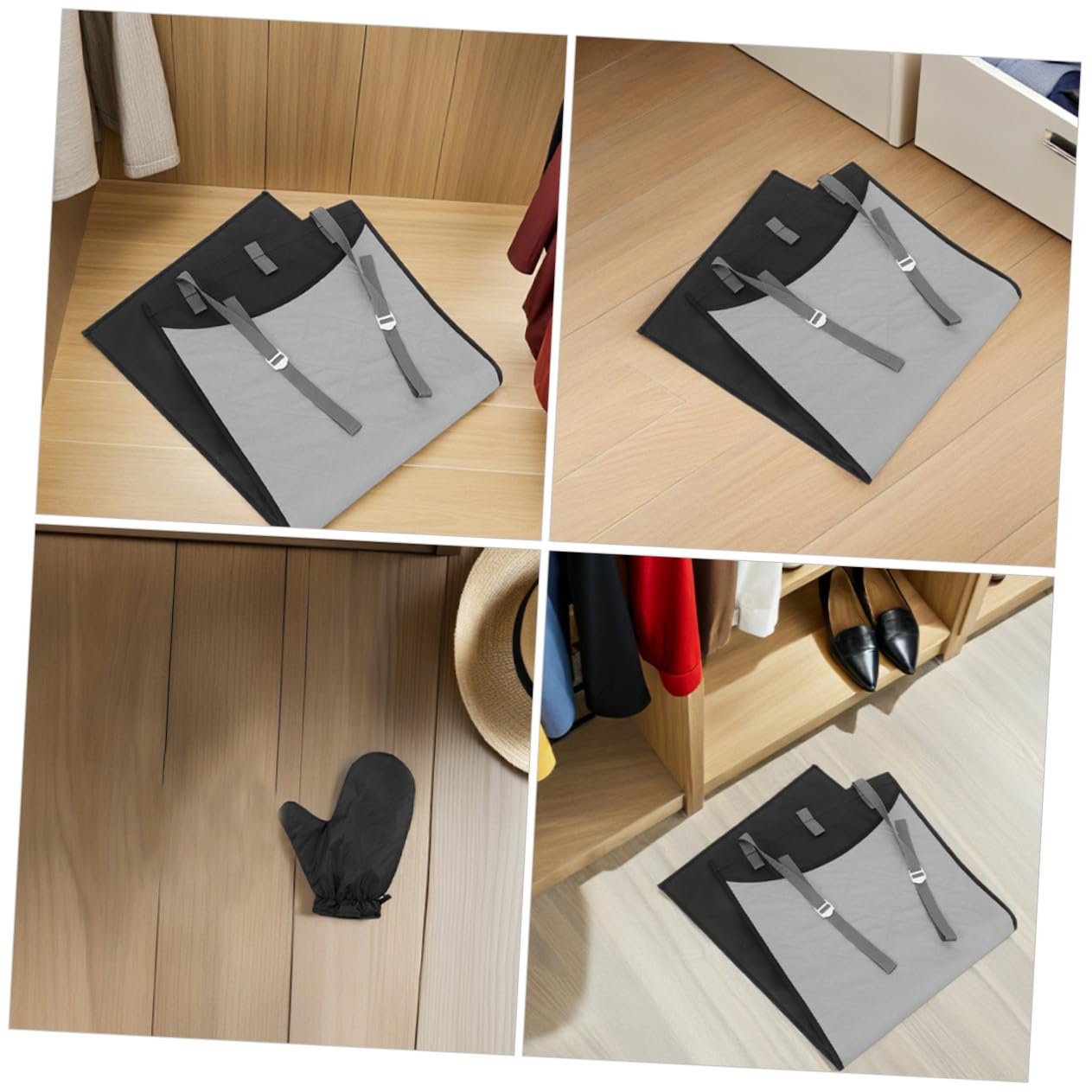 Bügelmatte für Tür Tragbare und Faltbare Bügelunterlage Inklusive Dampfbeständiger Handschuh für Heimgebrauch