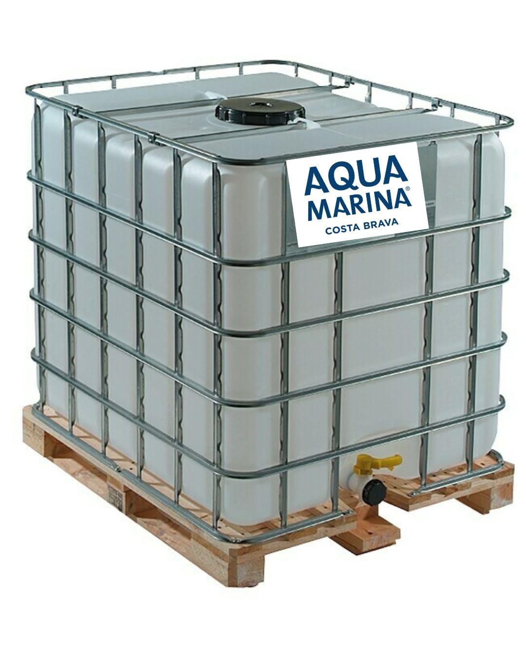 AQUAMARINA COSTA BRAVA - Agua de Mar ISOTONICA 1000L 100% Natural, Sin aditivos, Rica en Minerales, Microfiltrada en frío | Ideal para beber y cocinar