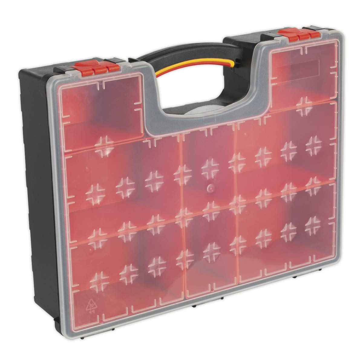 Sealey Apas3r Parts Storage Case With 8 Removable Compartments