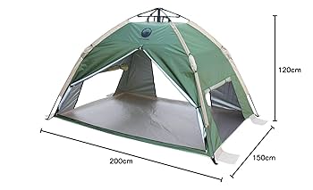 ポップアップテント（オリーブ&グレー） イージーアップシェードテント オリーブ | ホームセンター