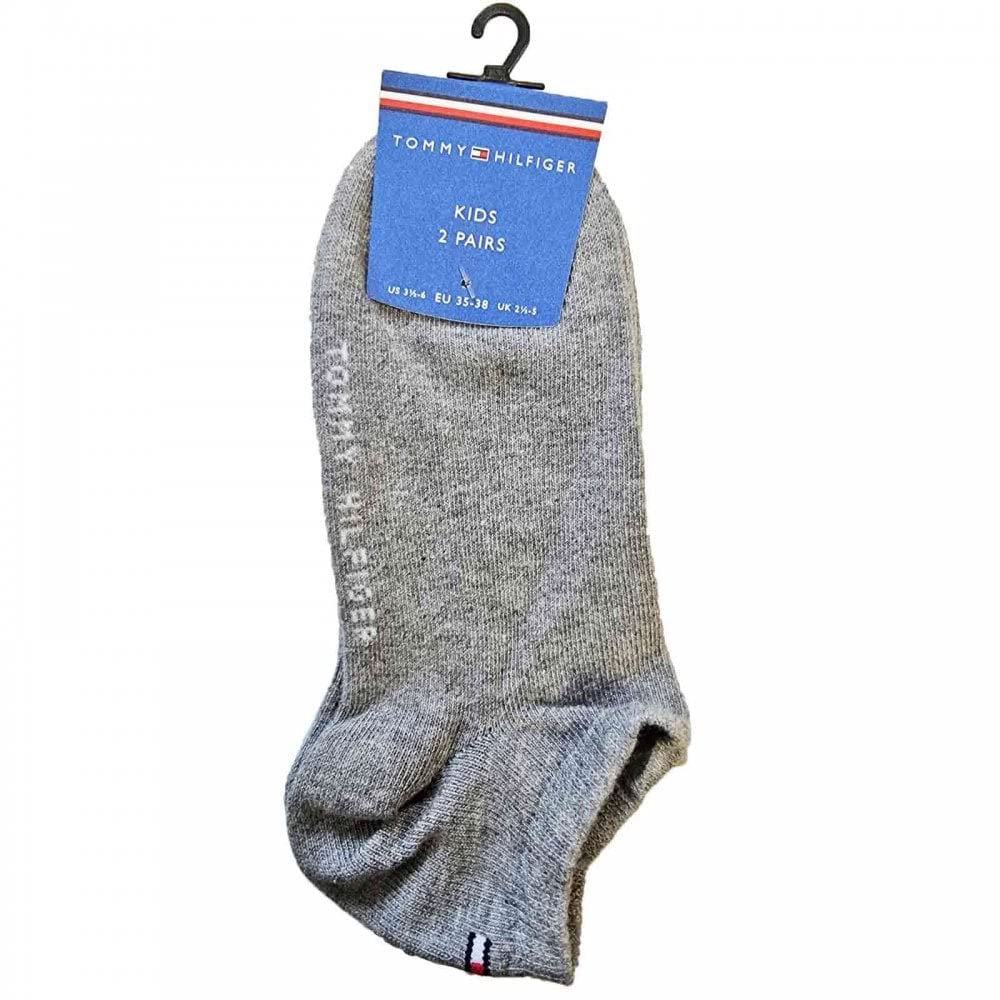 Tommy Hilfiger Dziecięce skarpety treningowe, szary (middle grey melange), 35-38