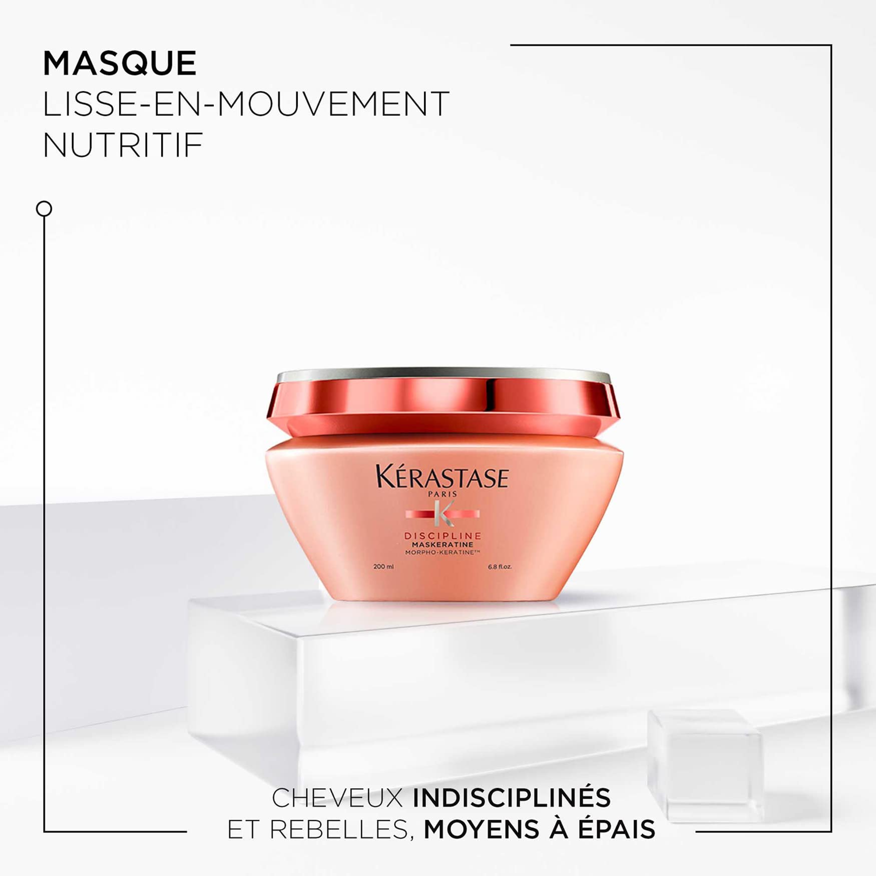 KÉRASTASE Discipline Maskératine Masque Capillaire Disciplinant Anti-Frisottis 200 ml