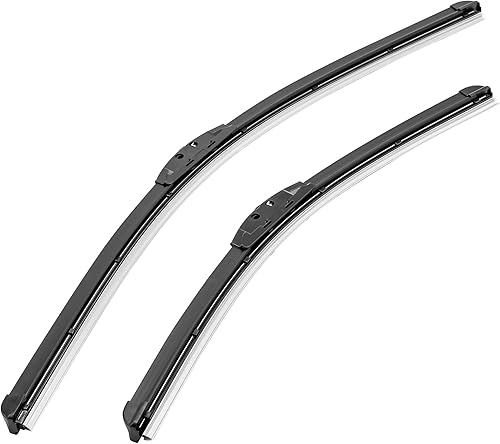 Miniatura 7 de Limpiaparabrisas de 26 pulgadas + 18 pulgadas, repuesto automotriz para parabrisas delantero (juego de 2)