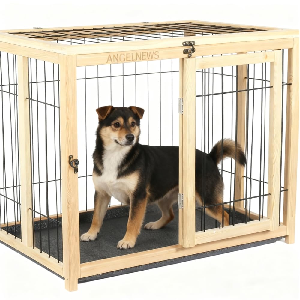 Amazon.co.jp: ペットケージ 小型犬 猫ハウス 木製家具調 室内用