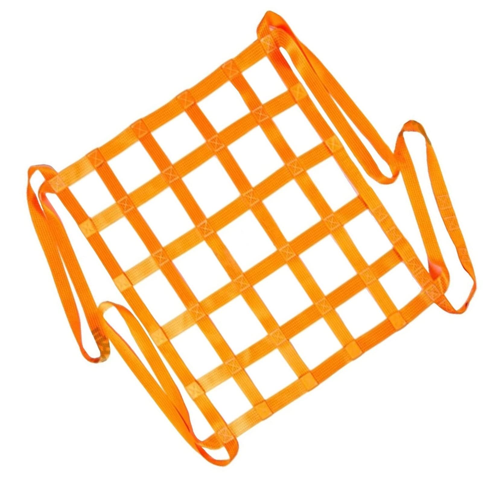 Frachthebenetz – Frachtnetz für LKW-Ladefläche, Hebenetz, Polyester, flaches Hebenetz, sicheres Netz, Schutznetz, hängendes Ziegelnetz, Heunetz zum Be- und Entladen (einfarbig, 1 x 1 m/Masche 10
