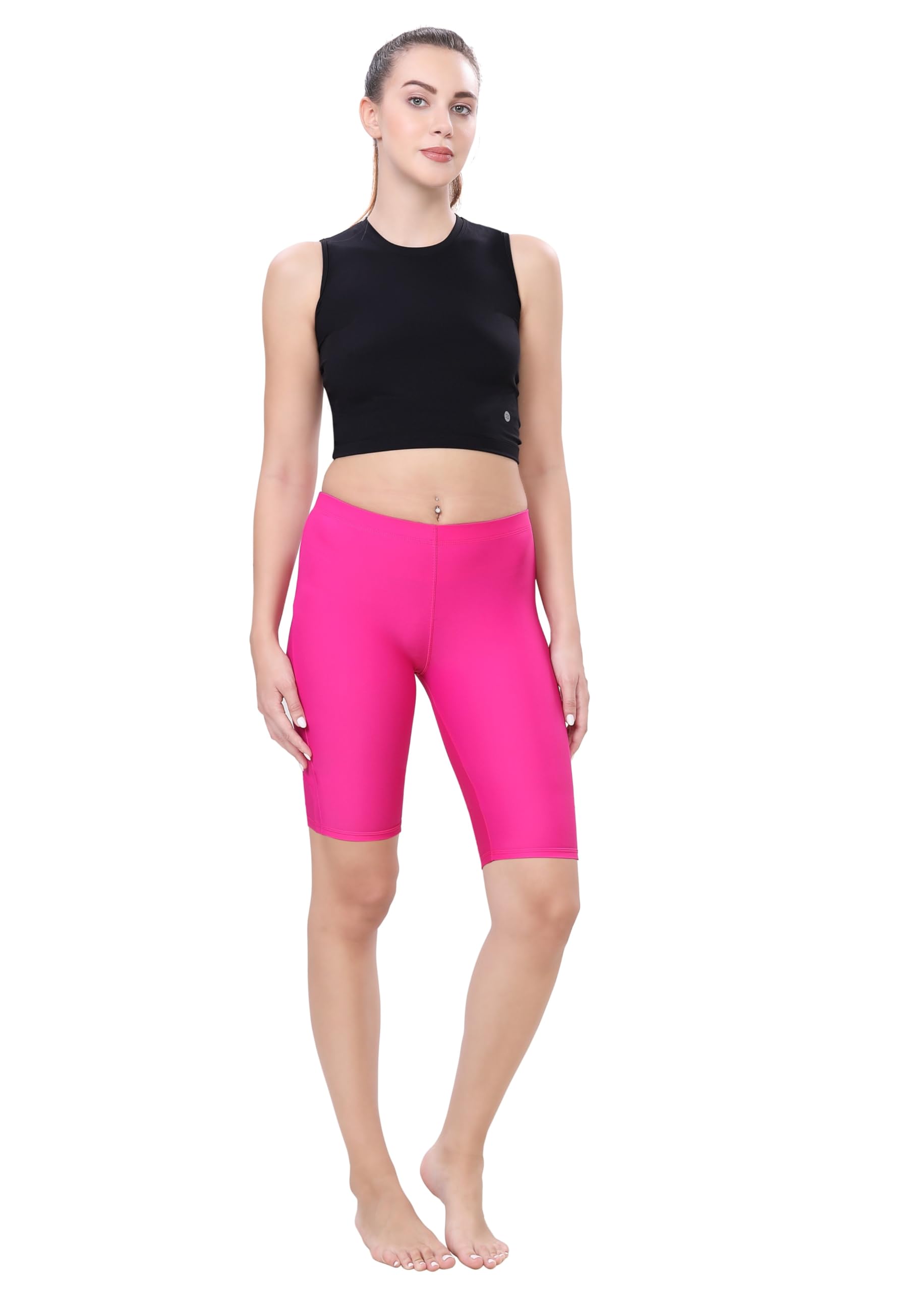 Women's High-Waisted Performance Shorts - Shape Retention & Versatile Activewear-image-5