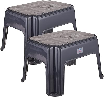 Kuber Industries Bathroom Stool | Durable Plastic Sitting Stool | Patla ...